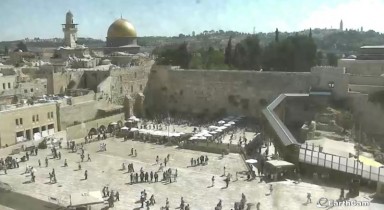 Obraz podglądu z kamery internetowej Jerusalem -  Western Wall